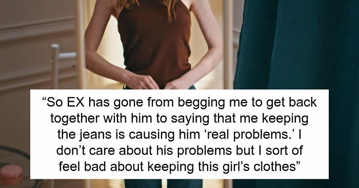GF Finds BF In Bed With Another Woman, Takes Her Jeans As A “Trophy,” Not Realizing Their Story