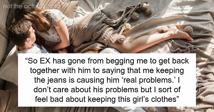 GF Finds BF In Bed With Another Woman, Takes Her Jeans As A “Trophy,” Not Realizing Their Story