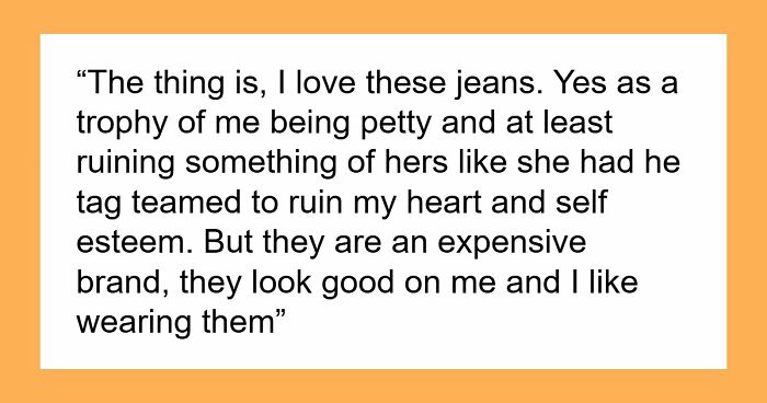 GF Finds BF In Bed With Another Woman, Takes Her Jeans As A “Trophy,” Not Realizing Their Story