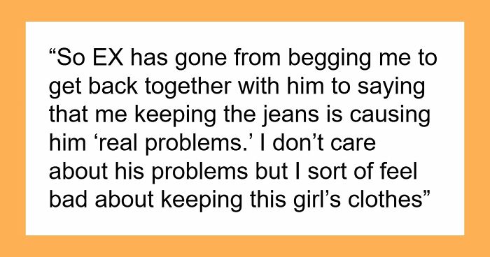 GF Finds BF In Bed With Another Woman, Takes Her Jeans As A “Trophy,” Not Realizing Their Story