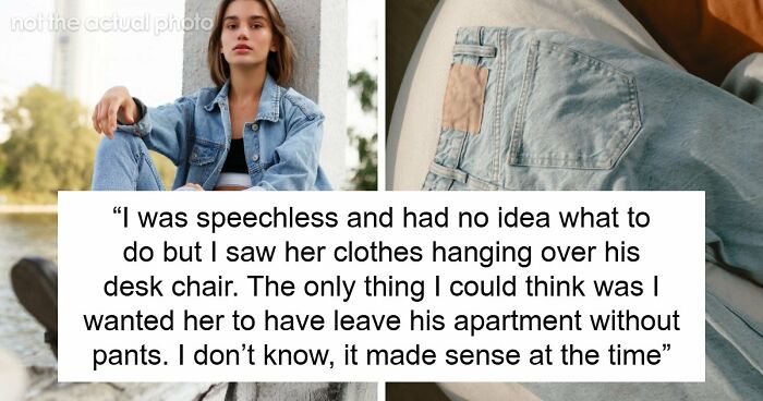GF Finds BF In Bed With Another Woman, Takes Her Jeans As A “Trophy,” Not Realizing Their Story