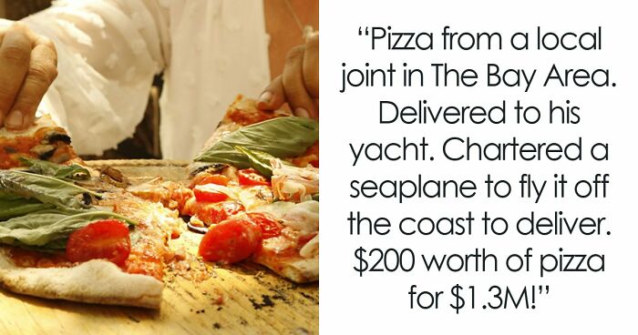 “$200 Worth Of Pizza For $1.3M”: 85 Times The Ultra-Rich Spent Money In Ways That Feel Almost Offensive