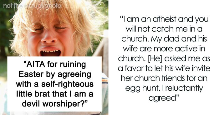 Atheist Man Plays Into Kid’s Belief That He’s A Devil Worshiper, Makes Them Cry And Upsets Parents