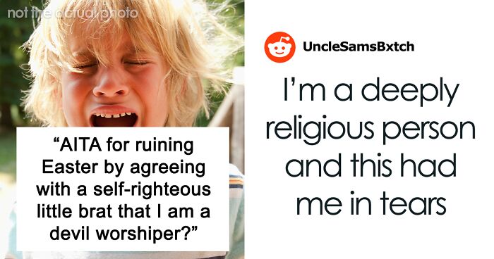 Atheist Man Plays Into Kid’s Belief That He’s A Devil Worshiper, Makes Them Cry And Upsets Parents