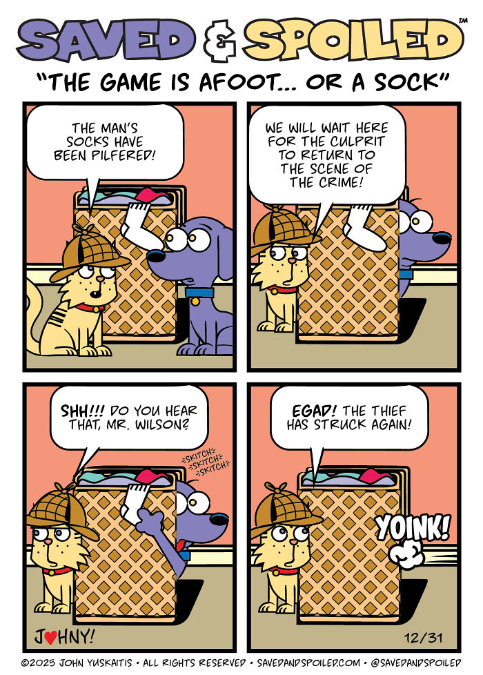 30 More Saved & Spoiled Comics About Life With A Rescue Dog And A Very Spoiled Cat