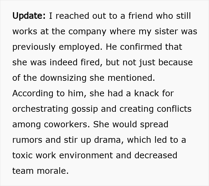 CEO Hires Her Sister After She Got “Downsized”, Finds Out The Real Reason She Lost Her Job The Hard Way