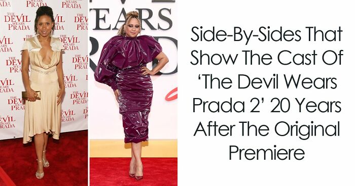 Side-By-Sides That Show The Cast Of ‘The Devil Wears Prada 2’ 20 Years After The Original Premiere