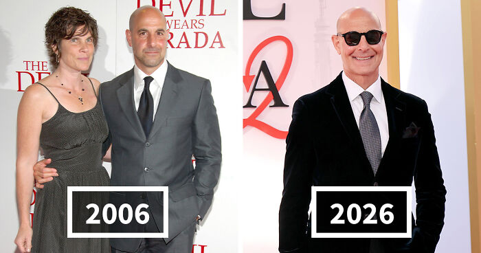 Side-By-Sides That Show The Cast Of ‘The Devil Wears Prada 2’ 20 Years After The Original Premiere
