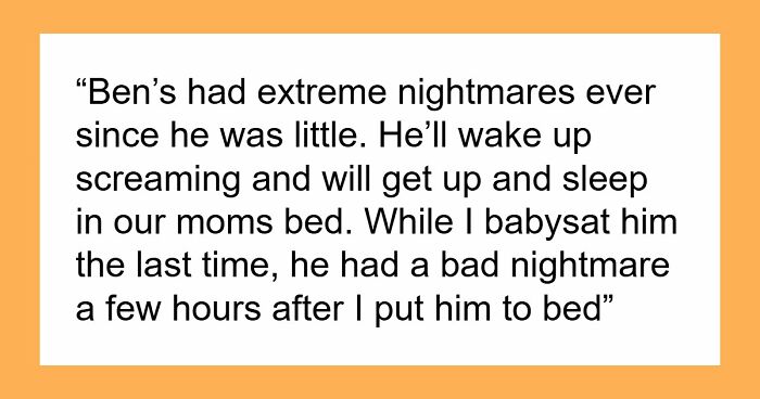 “Was I Out Of Line?”: Mom Livid After Daughter Lets 9YO Bro Sleep In Her Bed Due To Nightmares