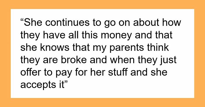 Shocked Woman Learns Sis And BIL Only Play At Being Broke To Scam Family, She Wants To Expose Them