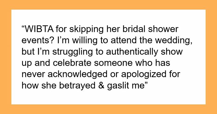 Lady Hooks Up With Sis’s BF And Blames Her For It, Still Wonders Why She’s Not At The Wedding