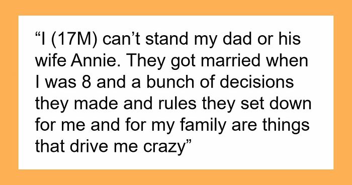 17YO Has To Endure Blended Fam’s Weird Rules, Gets Everything Off His Chest During Family Therapy