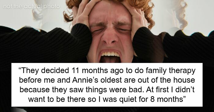 17YO Has To Endure Blended Fam’s Weird Rules, Gets Everything Off His Chest During Family Therapy