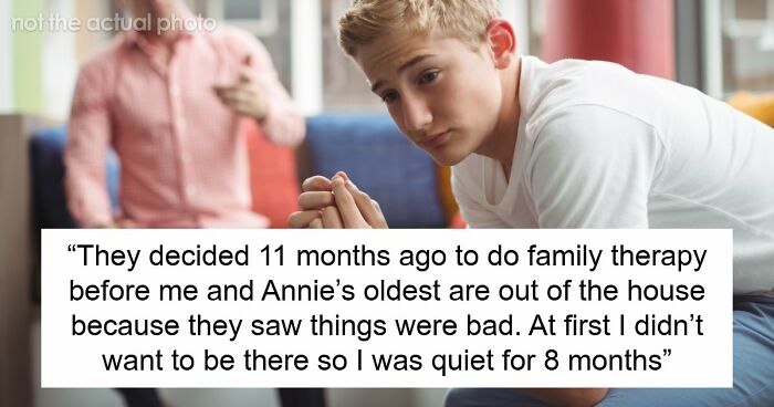 17YO Has To Endure Blended Fam’s Weird Rules, Gets Everything Off His Chest During Family Therapy