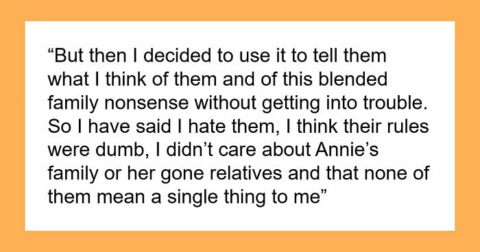 17YO Has To Endure Blended Fam’s Weird Rules, Gets Everything Off His Chest During Family Therapy