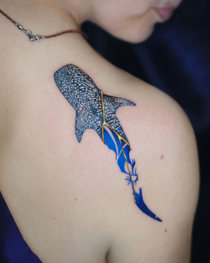 Tattoos Inspired Japanese Kintsugi Tatuaggidiporcellana
