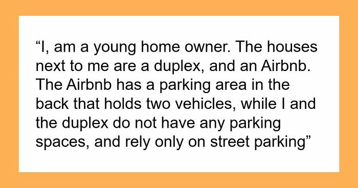 Woman’s Parking Spot Gets Nicked By Entitled Guests, She Traps Their Car And Enjoys The Show