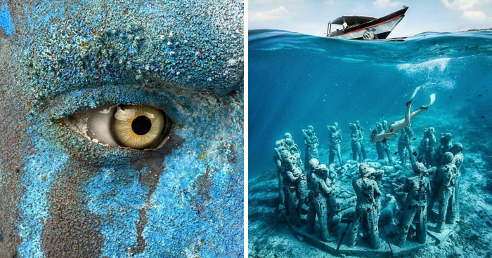Artist Makes Over 1,000 Underwater Sculptures That Merge Art With Marine Conservation, Here Are 40 Of The Best