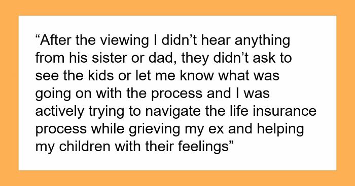 Shady Ex-FIL Suddenly Bans Woman And Kids From Coming To Son’s Funeral, She Becomes Suspicious