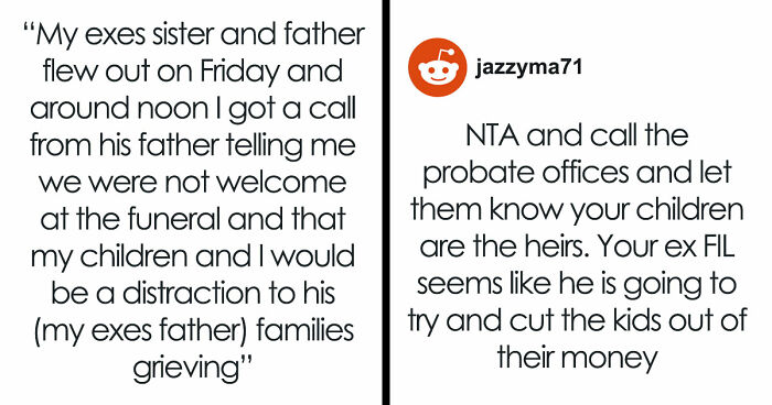 “Protect Your Kids”: Ex-FIL Refuses To Let Woman And Grandkids Come For Son’s Funeral, She’s Shocked