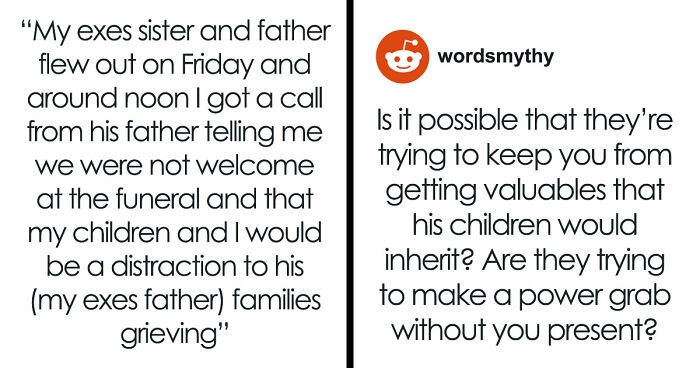 Shady Ex-FIL Suddenly Bans Woman And Kids From Coming To Son’s Funeral, She Becomes Suspicious