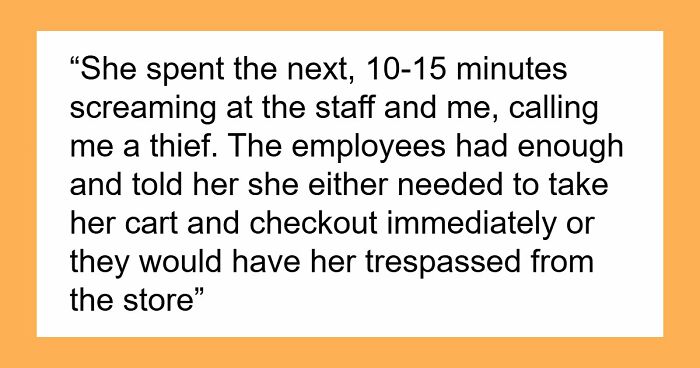 Scalper Tries To Cuss Out Lady For Taking Her Bulk Items, Gets Banned From Store And Taken By Police