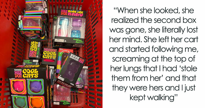 Scalper Tries To Cuss Out Lady For Taking Her Bulk Items, Gets Banned From Store And Taken By Police