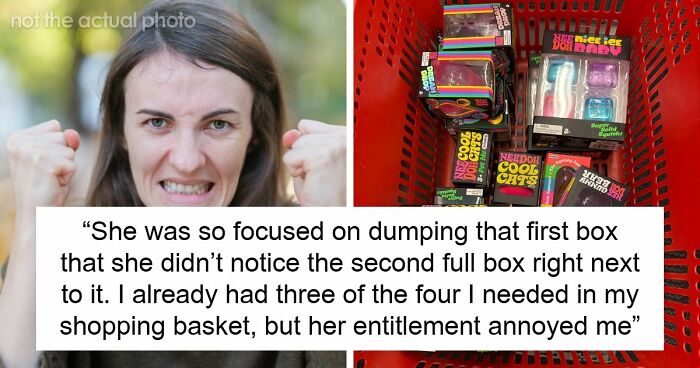 Scalper Tries To Cuss Out Lady For Taking Her Bulk Items, Gets Banned From Store And Taken By Police