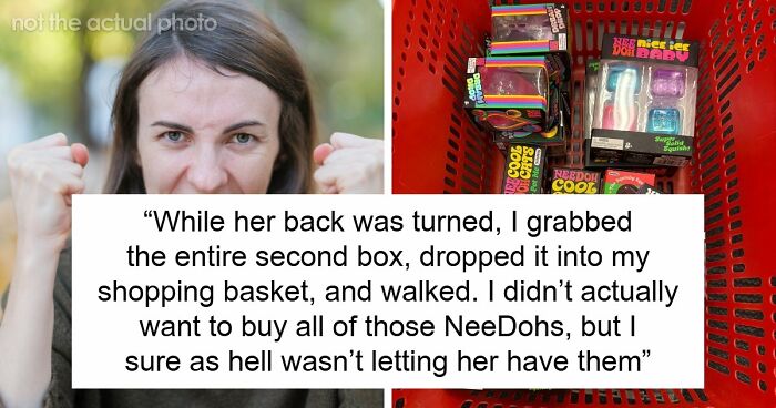 Scalper Tries To Cuss Out Lady For Taking Her Bulk Items, Gets Banned From Store And Taken By Police