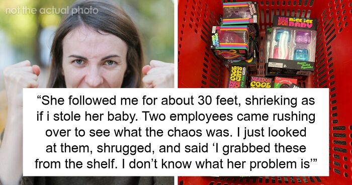 Scalper Tries To Cuss Out Lady For Taking Her Bulk Items, Gets Banned From Store And Taken By Police