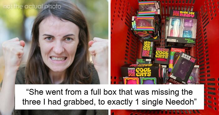 Scalper Tries To Cuss Out Lady For Taking Her Bulk Items, Gets Banned From Store And Taken By Police