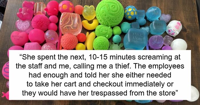 Scalper Tries To Cuss Out Lady For Taking Her Bulk Items, Gets Banned From Store And Taken By Police