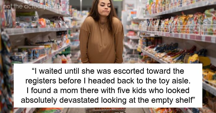 Scalper Tries To Cuss Out Lady For Taking Her Bulk Items, Gets Banned From Store And Taken By Police