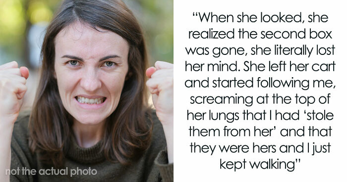 Scalper Tries To Cuss Out Lady For Taking Her Bulk Items, Gets Banned From Store And Taken By Police