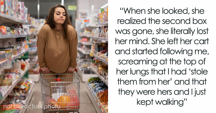 Scalper Tries To Cuss Out Lady For Taking Her Bulk Items, Gets Banned From Store And Taken By Police