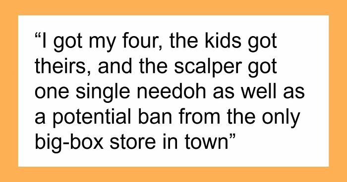 Scalper Tries To Cuss Out Lady For Taking Her Bulk Items, Gets Banned From Store And Taken By Police