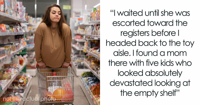 Scalper Tries To Cuss Out Lady For Taking Her Bulk Items, Gets Banned From Store And Taken By Police