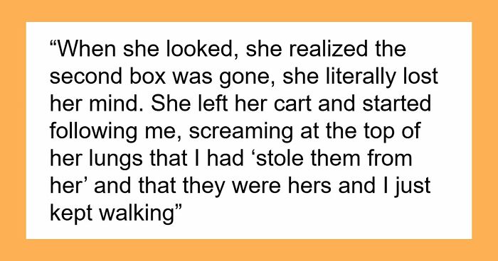 Scalper Tries To Cuss Out Lady For Taking Her Bulk Items, Gets Banned From Store And Taken By Police