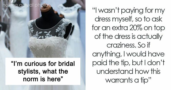 Woman Freezes When She Goes To Pay For Her Wedding Dress, As She Didn’t Expect She Had To Leave A Tip