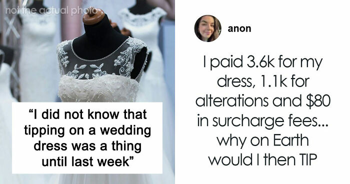 “I Felt Really Icky”: Woman Refuses To Tip For A Wedding Dress, The Internet Sides With Her