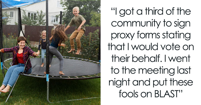 HOA President Wants Neighbor’s Trampoline Gone To Sell His House, It Backfires Gloriously