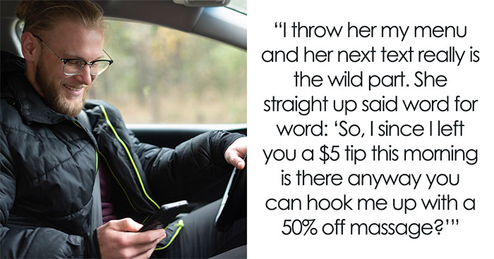 Lady Thinks $5 Tip To Uber Driver Gets Her 50% Off His Massage Services, Gets Mad When He Refuses