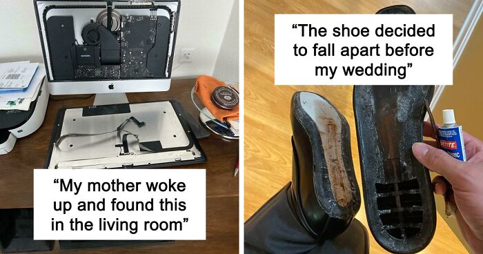 “Decided To Fall Apart Before My Wedding”: 59 Times Things Broke So Badly, It Looked Intentional