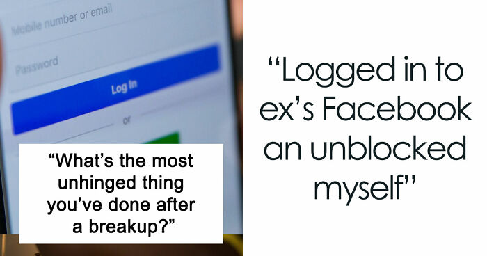“Heartbreak Made Me Do It”: 35 Deranged Shenanigans People Pulled Off Post-Breakup