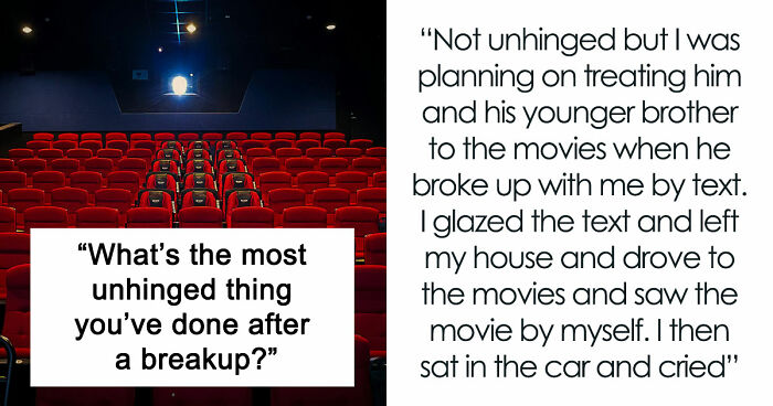 “Heartbreak Made Me Do It”: 35 Deranged Shenanigans People Pulled Off Post-Breakup