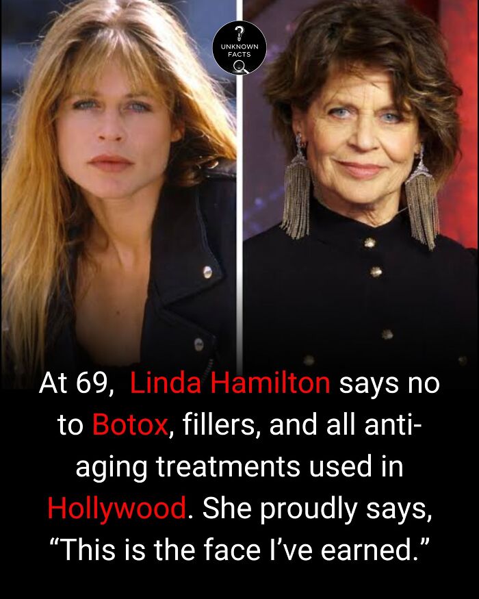 Linda Hamilton's transformation and interesting facts about aging in Hollywood. Her journey reveals surprising facts.