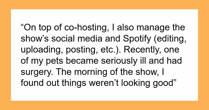 Radio Show Host Refuses To Bend One Rule For Co-Host Who Quits Instantly Due To His Lack Of Empathy