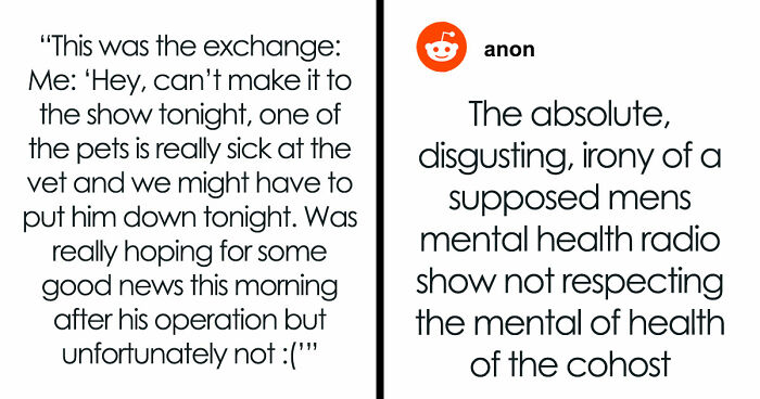 Radio Show Host Refuses To Bend One Rule For Co-Host Who Quits Instantly Due To His Lack Of Empathy