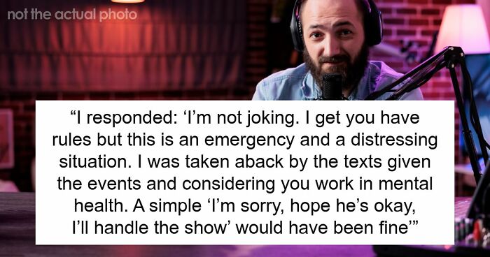 Radio Show Host Refuses To Bend One Rule For Co-Host Who Quits Instantly Due To His Lack Of Empathy