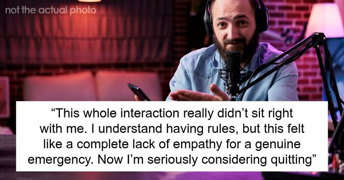 Radio Show Host Refuses To Bend One Rule For Co-Host Who Quits Instantly Due To His Lack Of Empathy